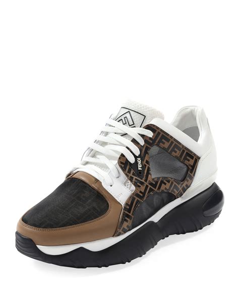 fendi fancy chunky sneakers